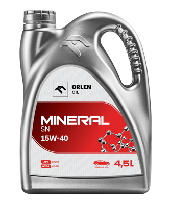packshot ORLEN OIL MINERAL SN 15W-40