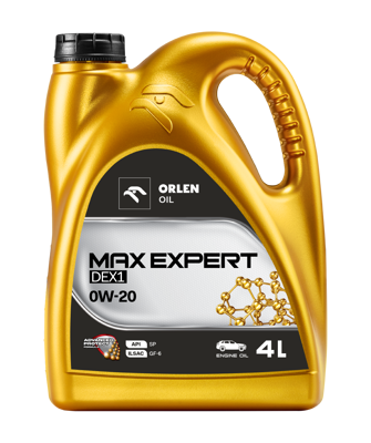 packshot ORLEN OIL MAX EXPERT DEX1 0W-20